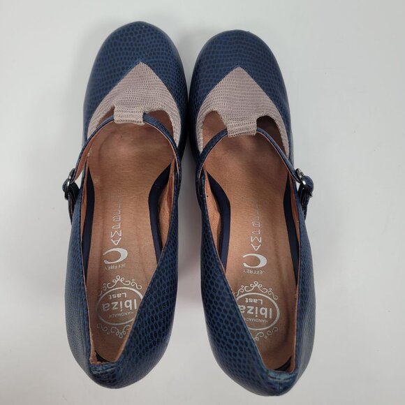 Jeffrey Campbell Ibiza Last Women's Blue Mary Jane Pumps US Size 8.5 - Picture 5 of 9